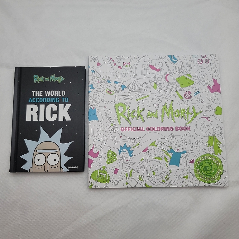 Rick And Morty Official Coloring Book And The World According To Rick Book